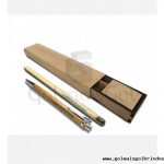 Conjunto de lápis semente com caneta bambu
