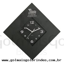 Relógio de Parede Cubo Losango